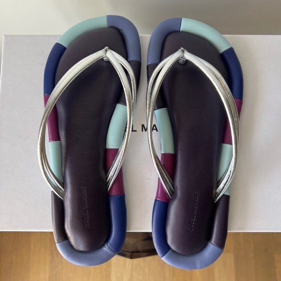 Isabel Marant Ecksa Thong Flip Flops - Picture 1 of 14
